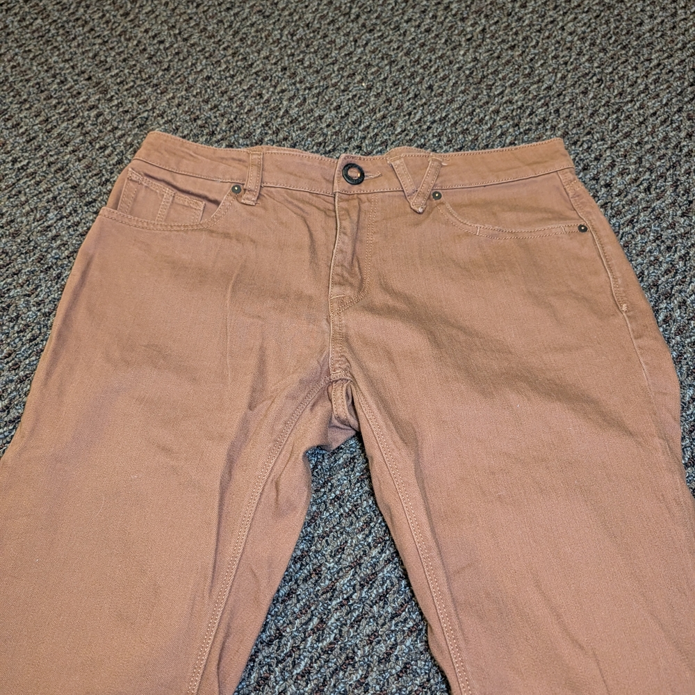 Volcom Men's Vorta Slim Straight Brown Pants - 34x32 Worn Twice! - Picture 8 of 10